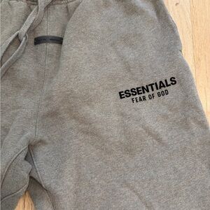 Fear of God Essentials Men’s Heather Gray Sweatpants